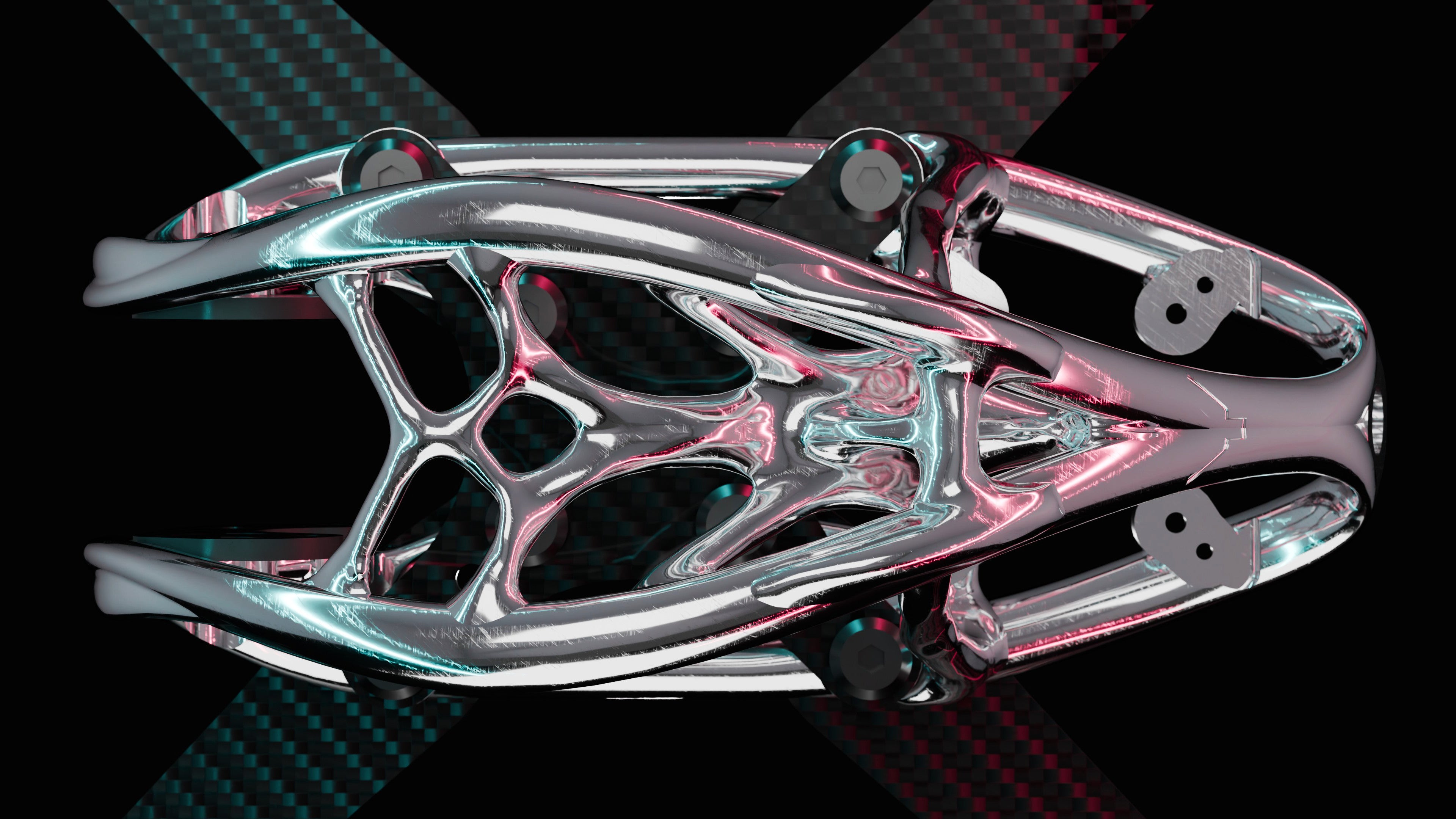 AI supported and simulation based optimized frame design, for optimal protection and stiffness.