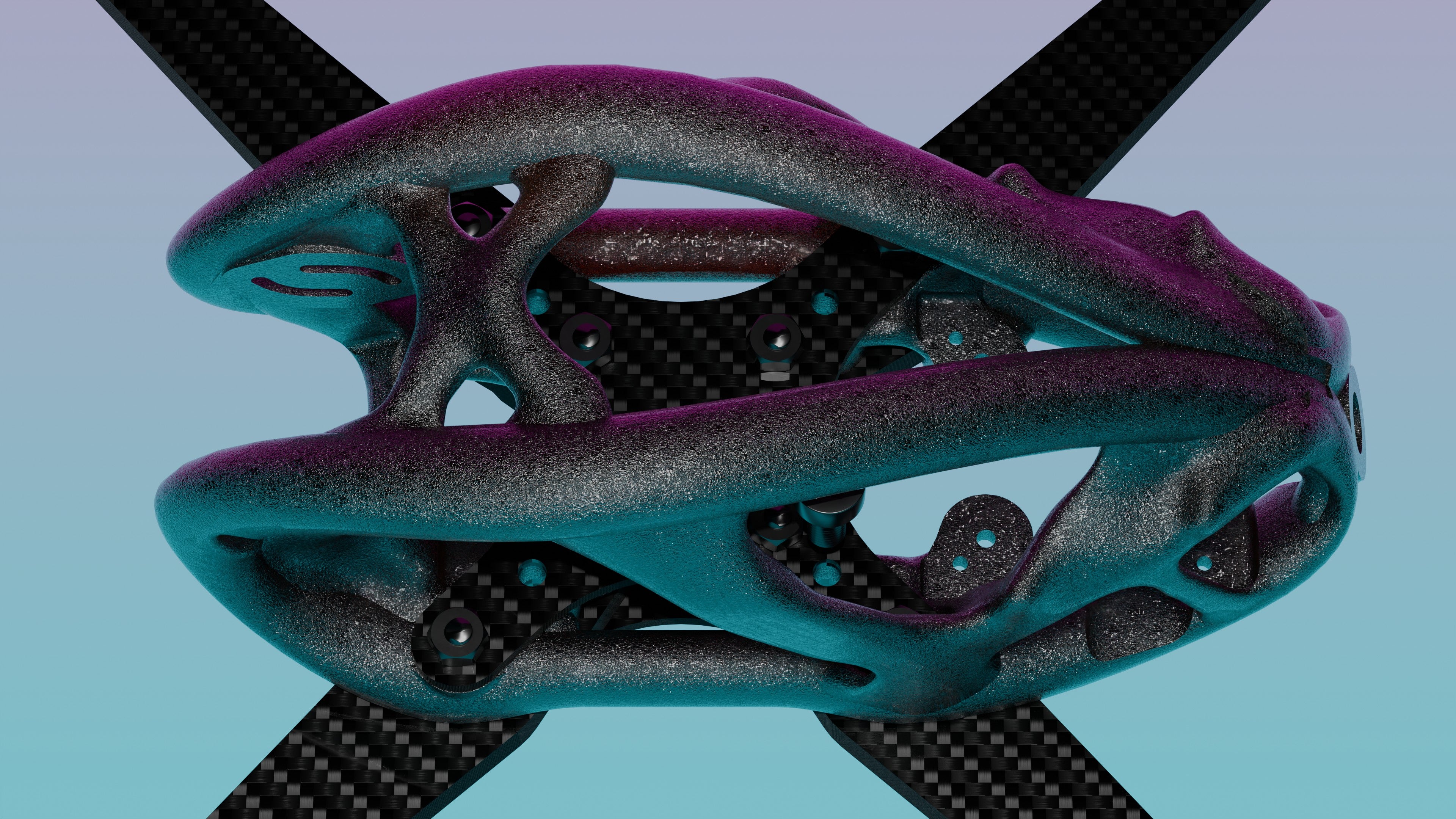 AI supported and simulation based optimized frame design, for optimal protection and stiffness.